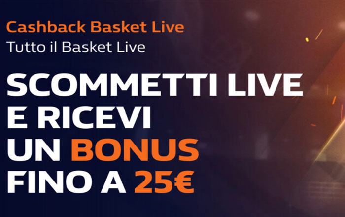 Cashback Basket Live William Hill