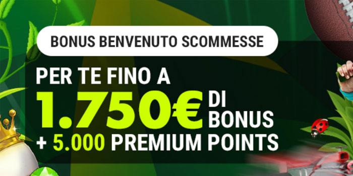 Bonus Benvenuto Sport Better Lottomatica