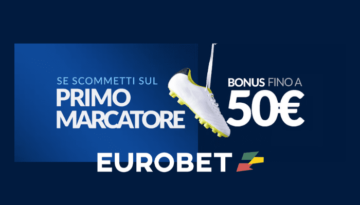 Promo Primo Marcatore Bologna-Atalanta di Eurobet
