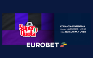 Promo Super Quota Atalanta-Fiorentina di Eurobet