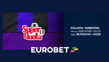 Promo Super Quota Atalanta-Fiorentina di Eurobet