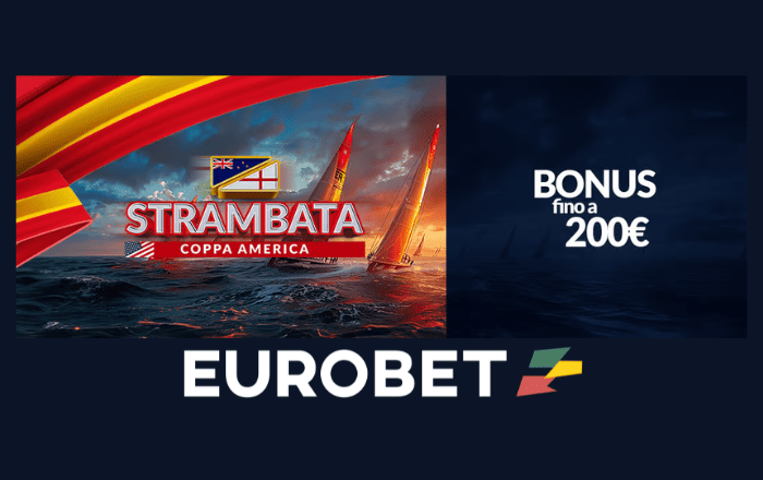 Promo Strambata Coppa America di Eurobet