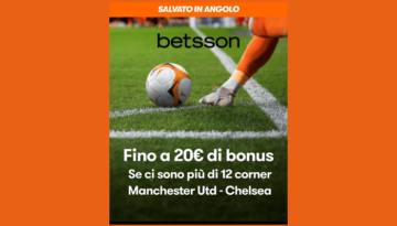 Promo Salvato in Angolo di Betsson