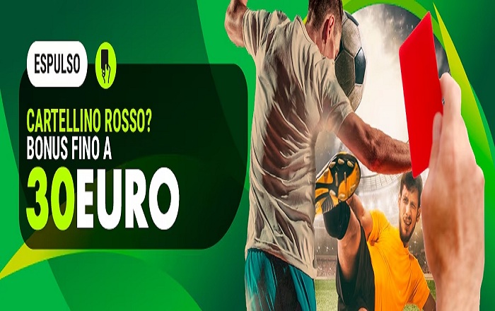 Bonus espulso Lottomatica 30 euro