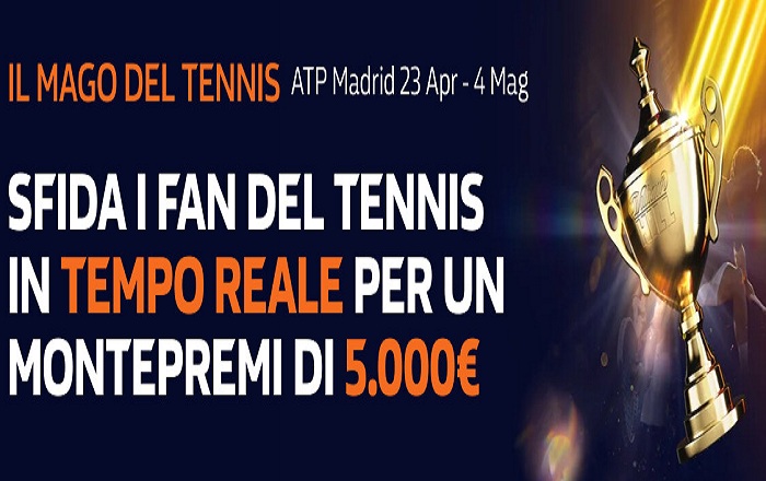 Il Mago del Tennis di William Hill