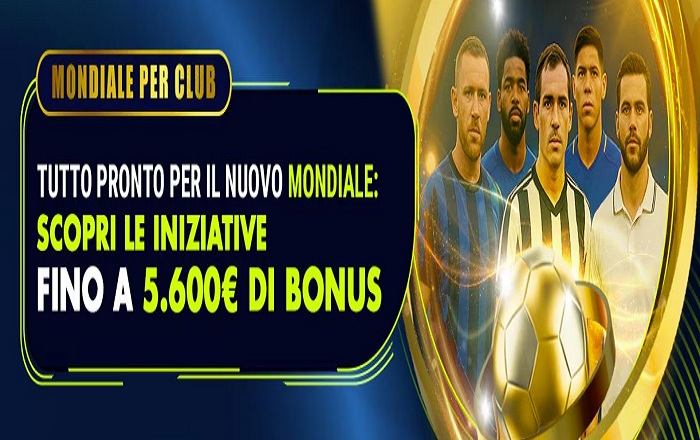Bonus Benvenuto Lottomatica Mondiale per Club
