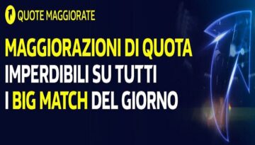 Quote maggiorate Wiliam Hill