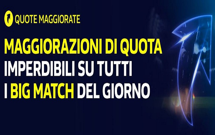 Quote maggiorate Wiliam Hill