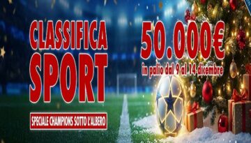Betflag Speciale Champions sotto l'albero