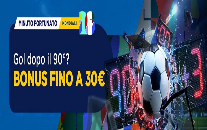 Goldbet promo mondiali Minuto Fortunato
